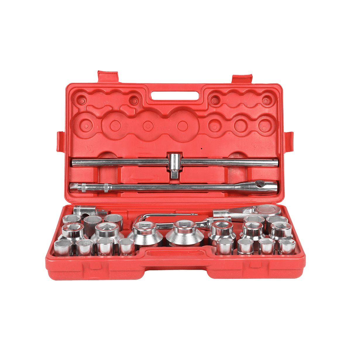 Set mehaničkih alata s cr-mol nasadnim ključem od 26 komada, kompleti udarnih ključeva, set alata za teške uvjete rada