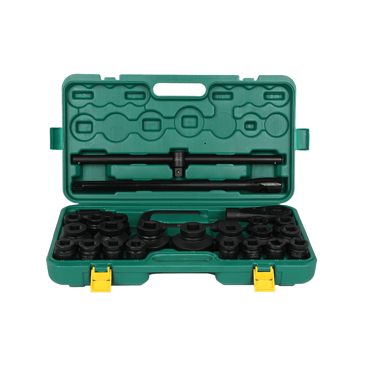 26-dijelni višenamjenski ručni alat za popravak automobila 3/4' set nasadnih ključeva za duboko fosfatiranje Set alata za teške kamione