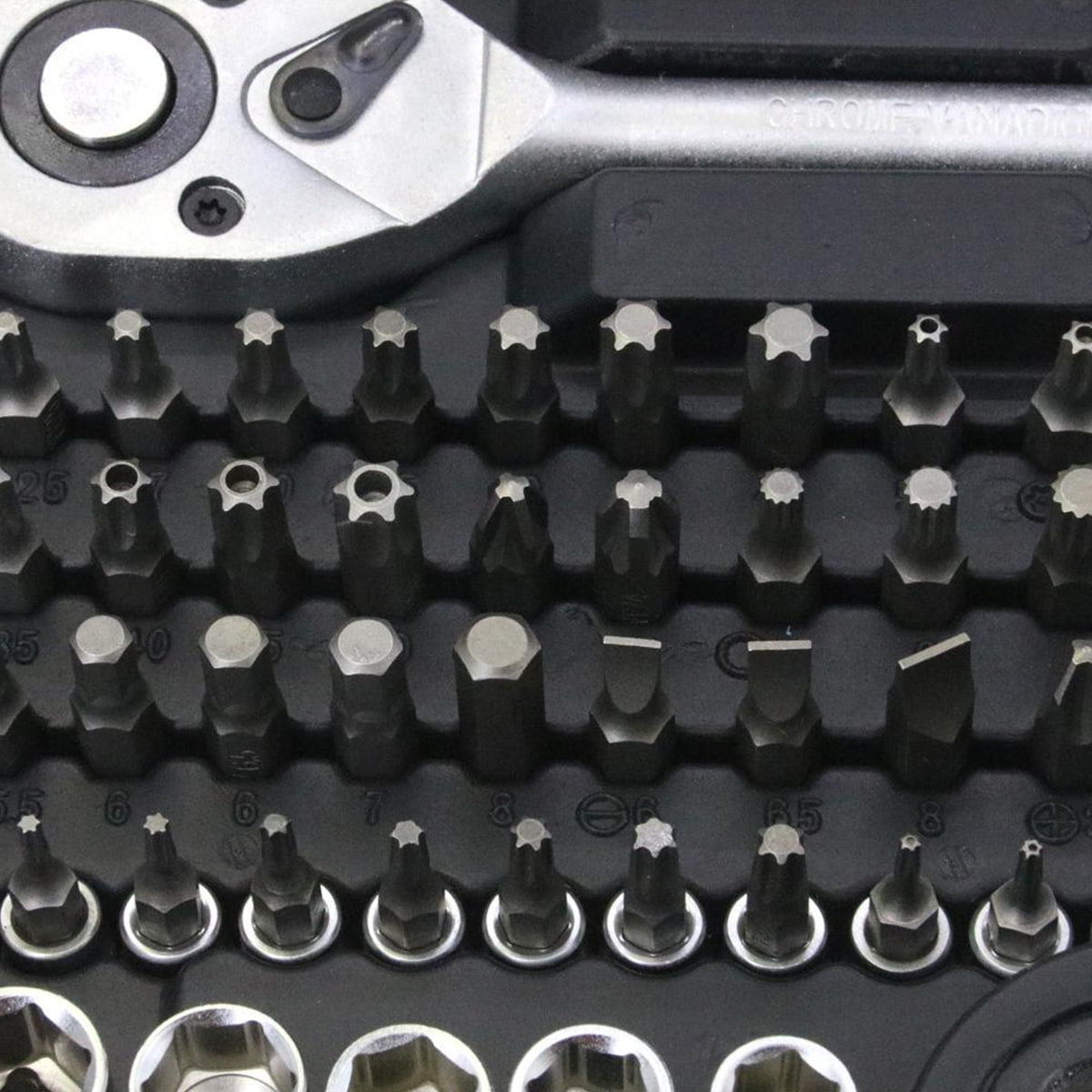 216 komada profesionalnih mehaničkih nasadnih ključeva za popravak od 1/4' i 1/2' i 3/8' kompleta ručnih alata za popravak automobila
